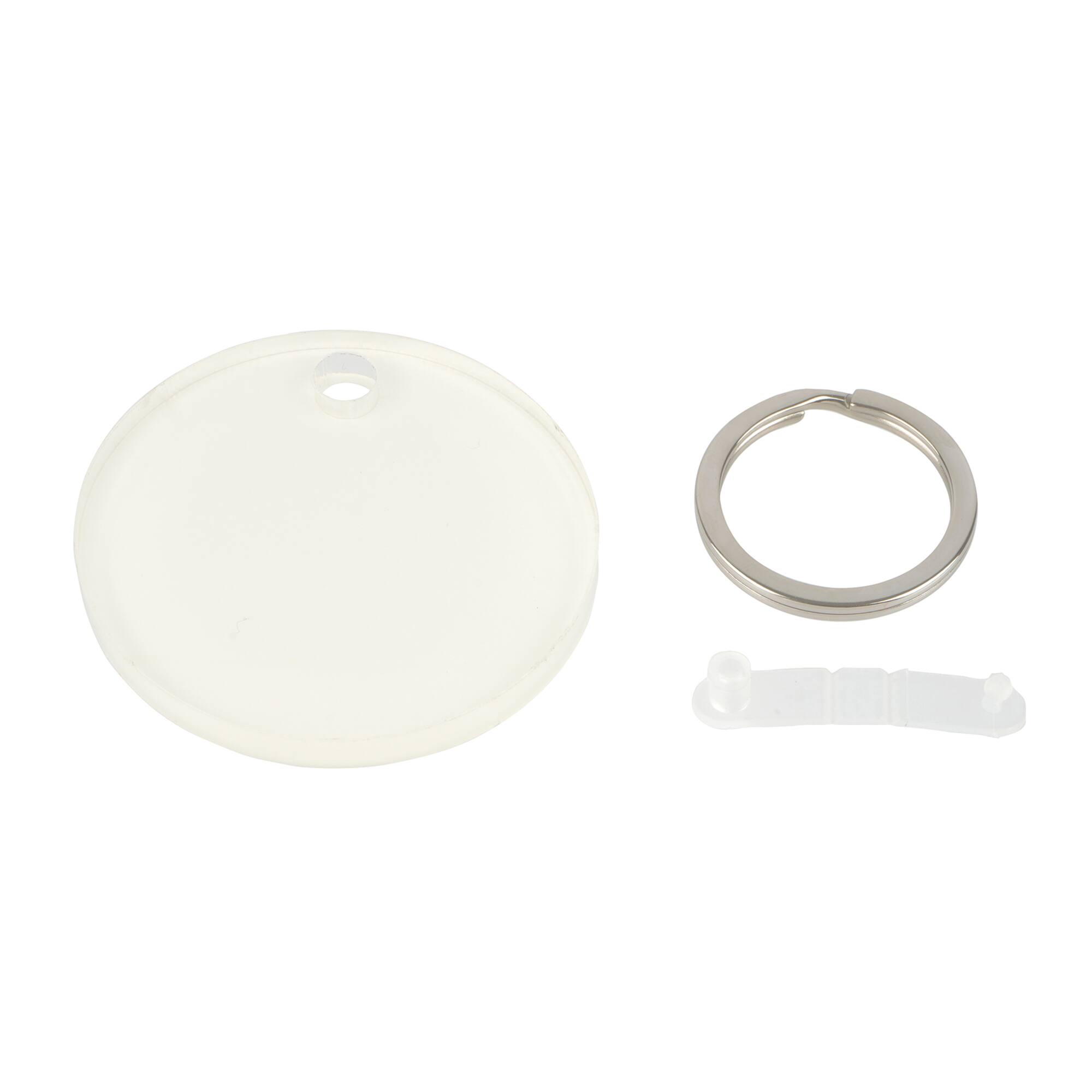 12 Packs: 4 ct. (48 total) 2" Round Acrylic Sublimation Keychains by Make Market®